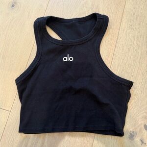 ALO Yoga Black Crop Top